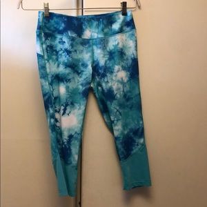 Tie dye crop legging